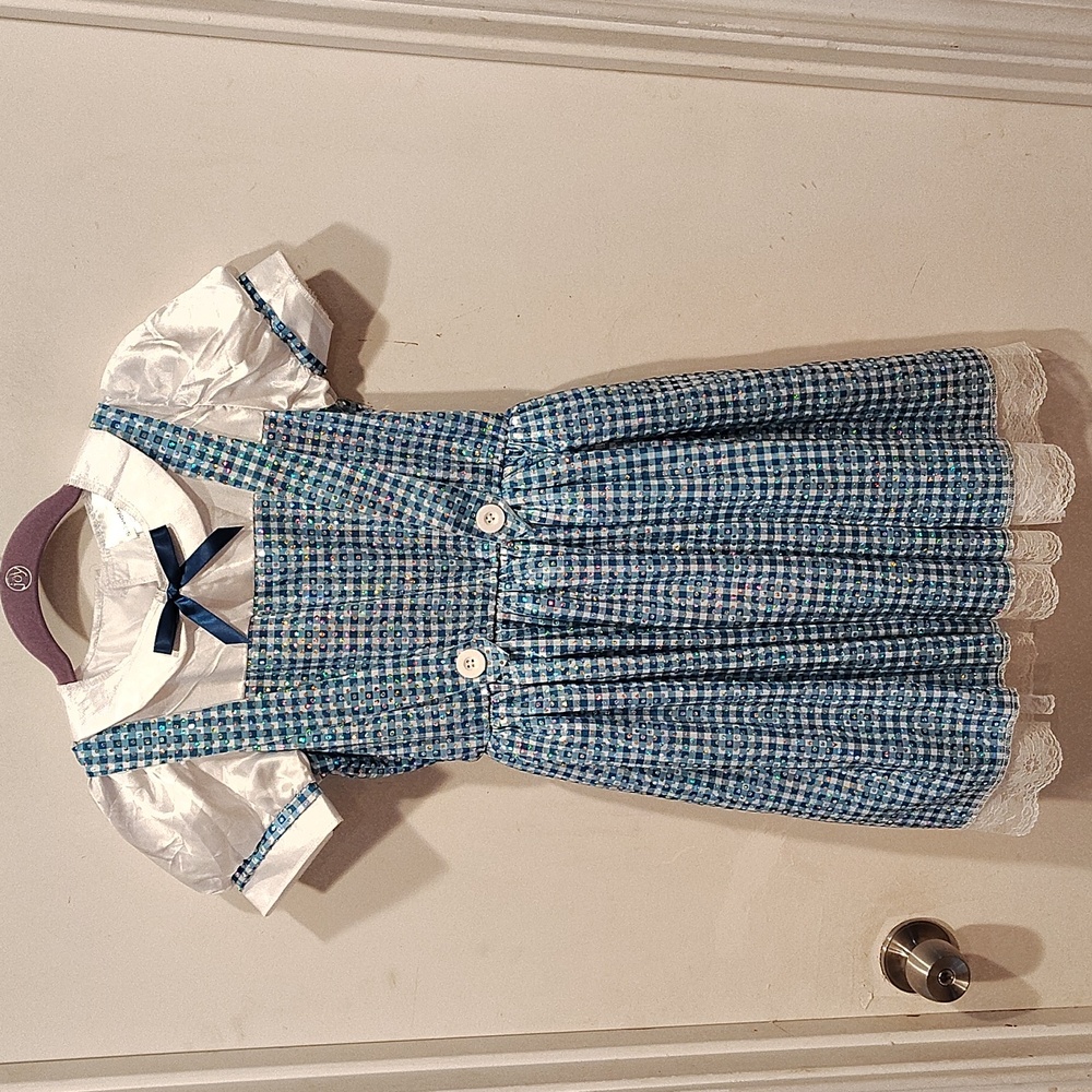Halloween Costume The Wizard Of Oz Dorothy Blue Gingham Dress Sz Child M Cosplay